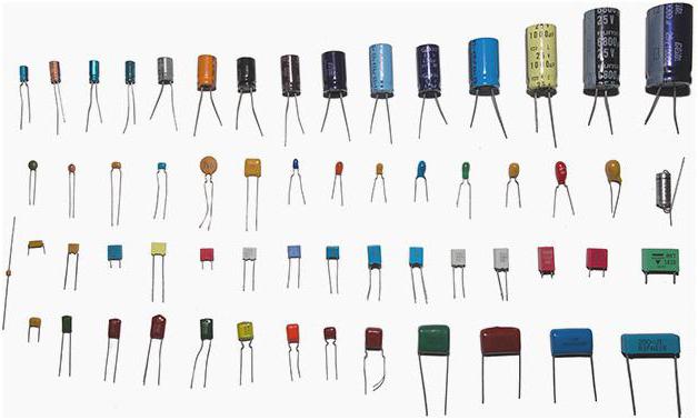 видове различни кондензатори