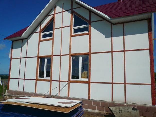как да декорирате фасадата на къщата евтин материал