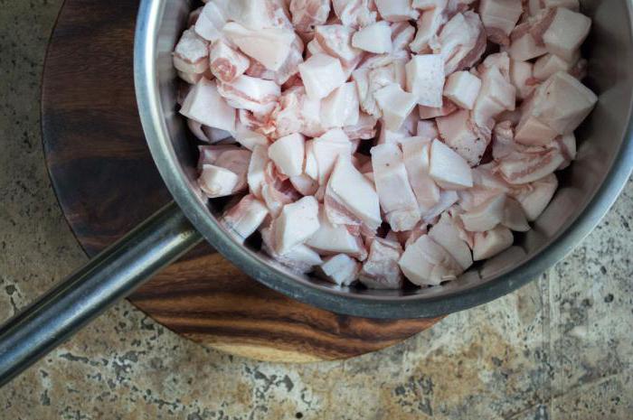 как да се готви свинска мас