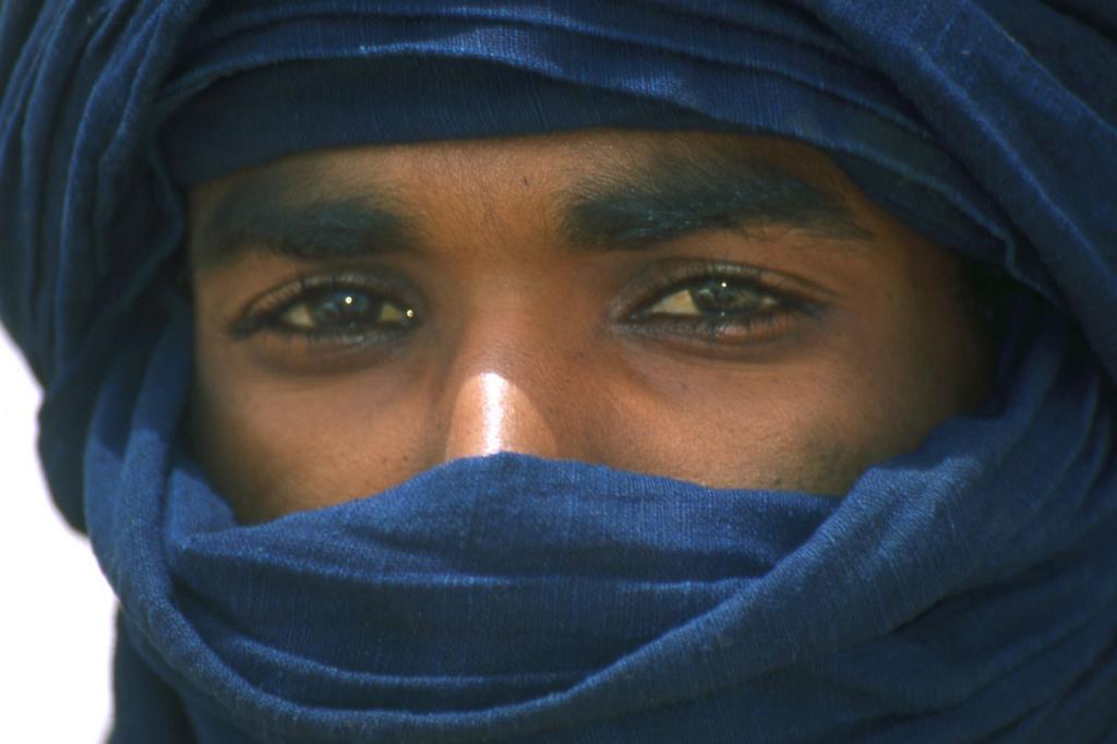 uomo della tribù dei Tuareg