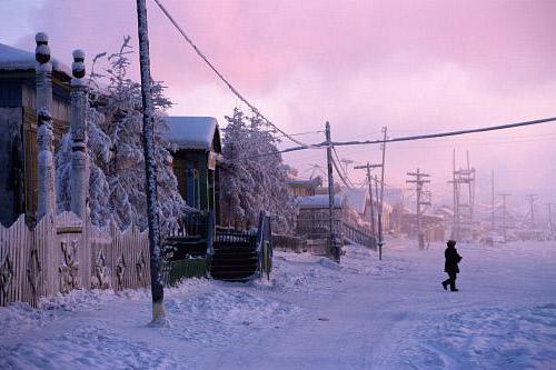 vreme v Verkhoyansk