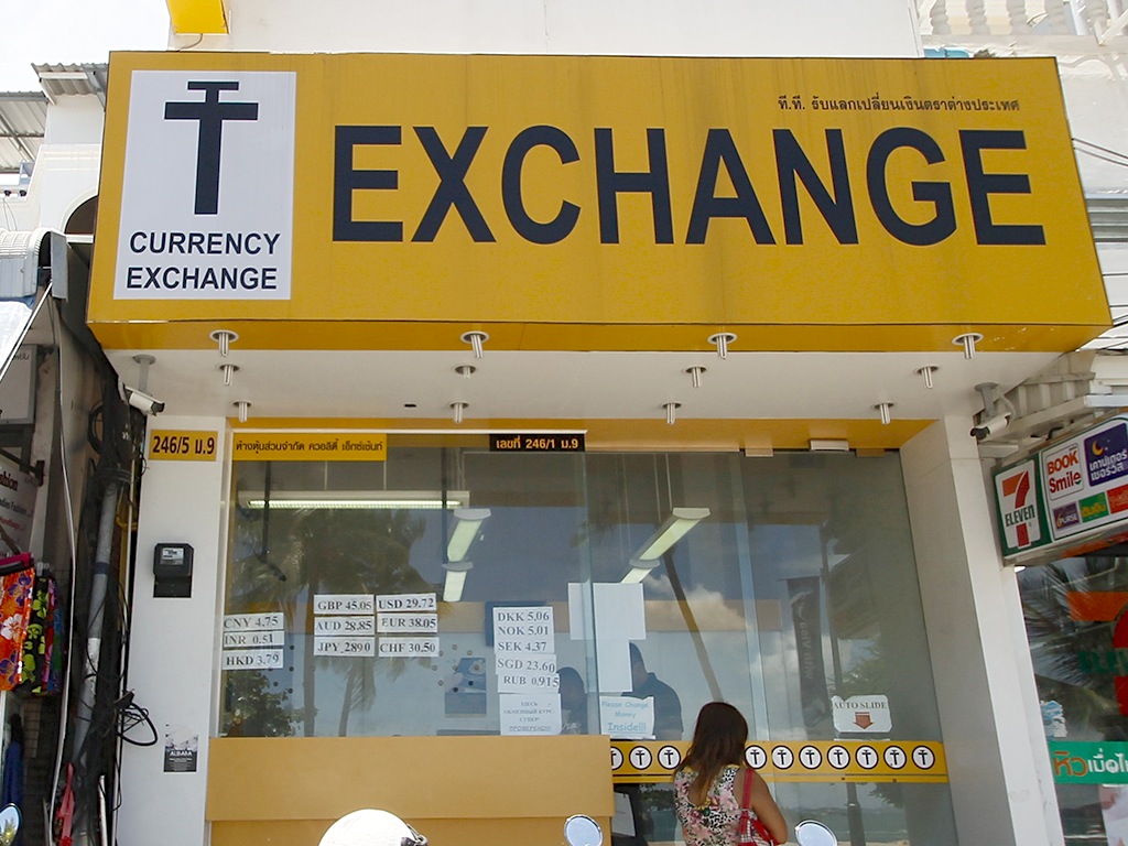 Cambio valuta in Tailandia