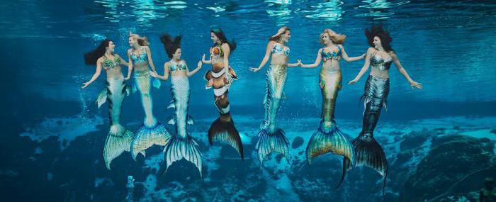 akvárium s mořskými panny ve snu