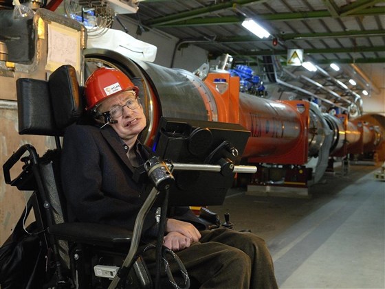 Stephen Hawking e l'Hadron Collider