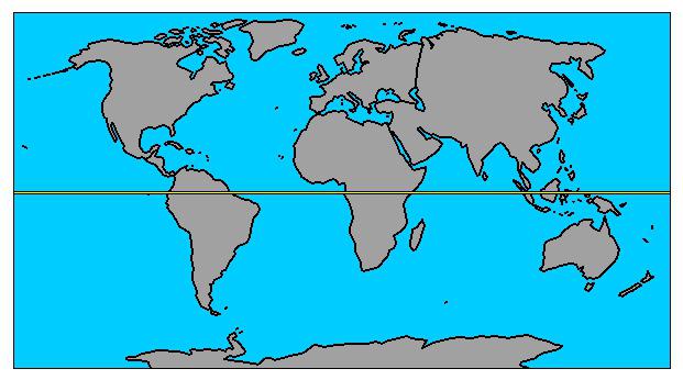 duljine ekvatora