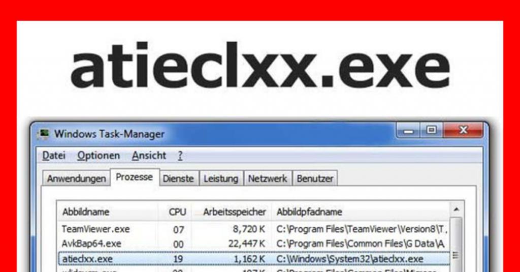 Atieclxx.exe proces u Task Manager