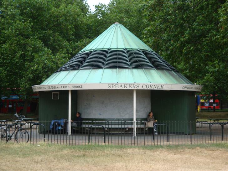 Speaker Corner, Hyde Park