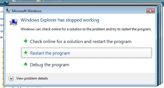Програмата Windows Explorer