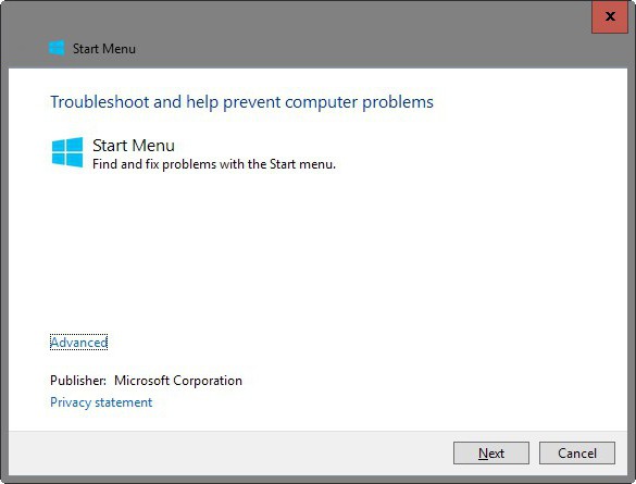 Przycisk uruchamiania systemu Windows 10 nie działa
