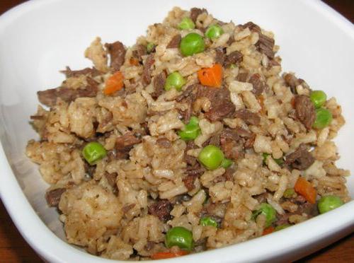 kako kuhati riž z mletim mesom
