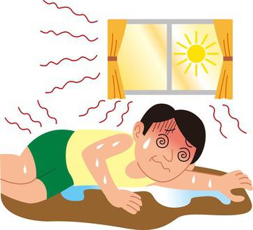 симптоми на слънчев и топлинен удар