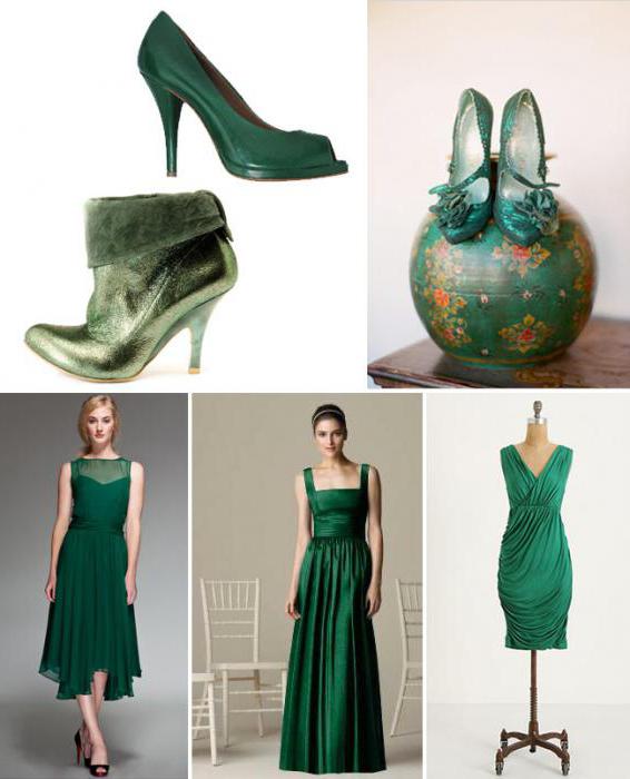 smaragdové šaty s co nosit
