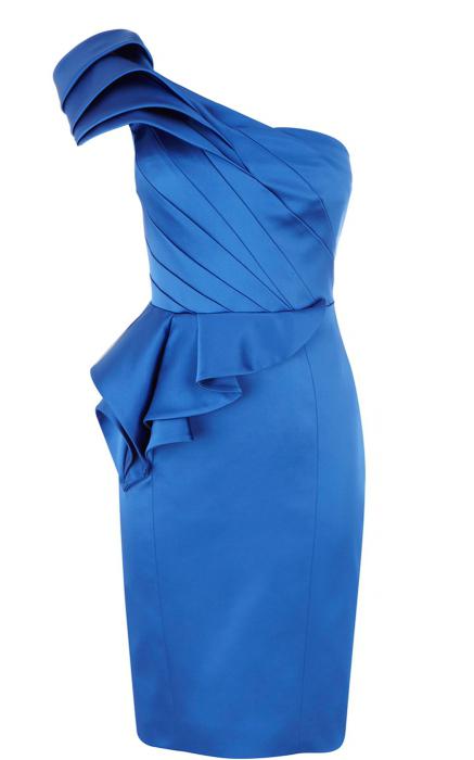 plava haljina