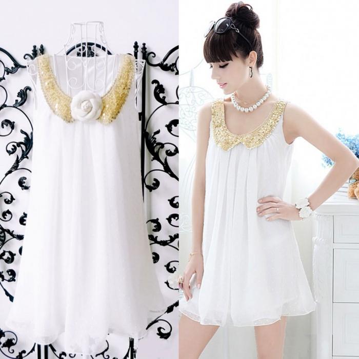 летни бели рокли