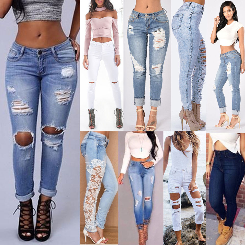 jeans strappati alla moda