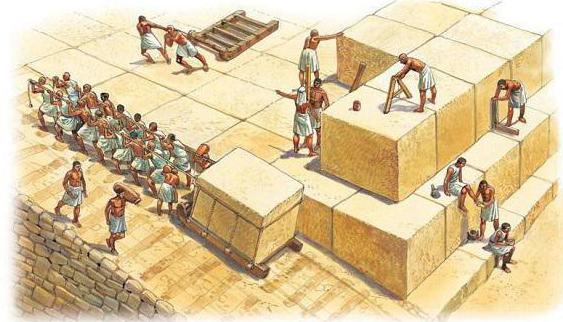 okrog je bila zgrajena piramida faraona Cheops