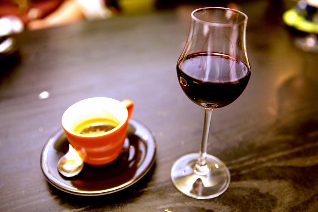 Кафа и вино