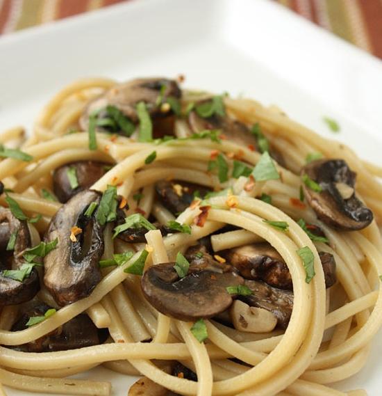 паста са рецептом за печурке