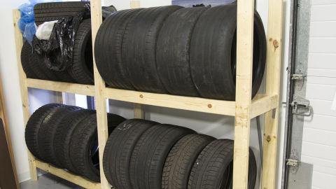 как да съхранявате гуми без колела