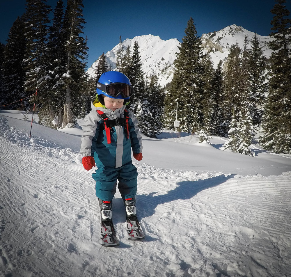 Insegna a tuo figlio a sciare