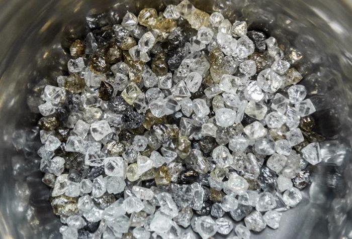 kde se v Rusku těží diamanty