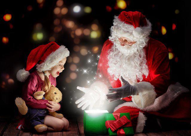 Kde Santa Claus přijímá dárky
