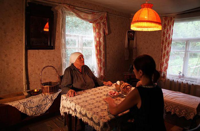 de živi slepa jasnovidna babana iz regije Kirov