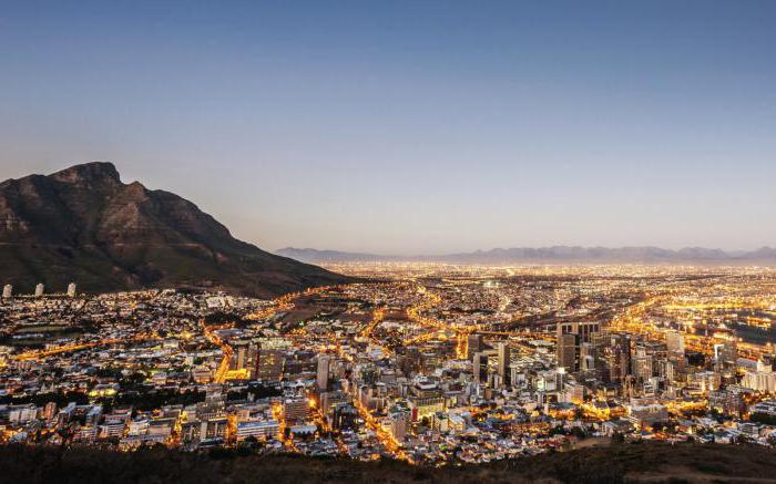 dov'è la descrizione della città di Cape Town