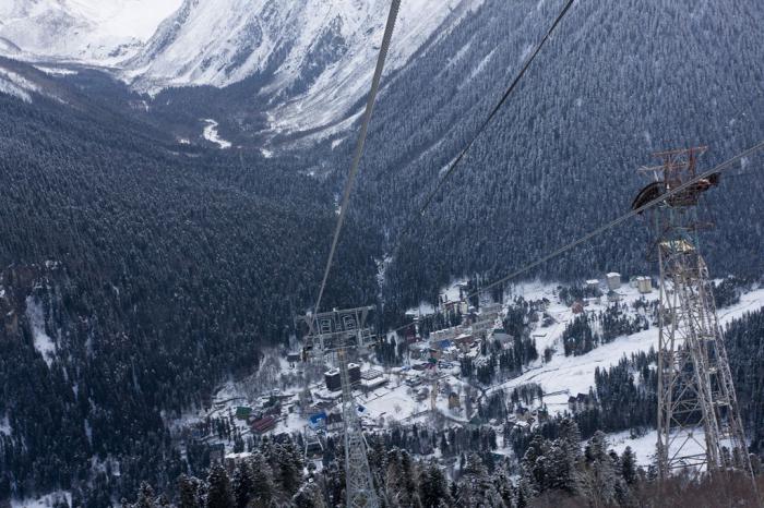 dombay lyžařské středisko, kde je