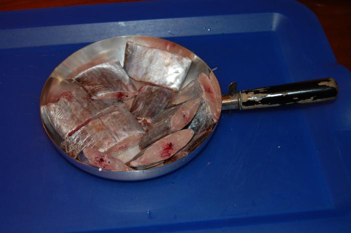 Vaření rybích sabrefish