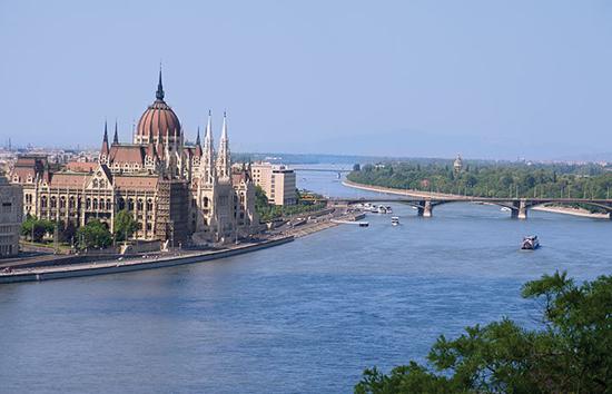 kde je řeka Dunaj