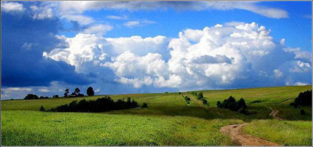 krajobraz wzgórz Valdai