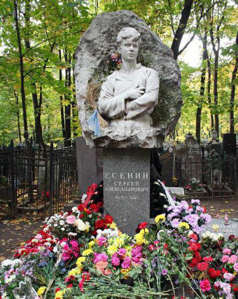 gdzie pochowany jest Siergiej Esenin