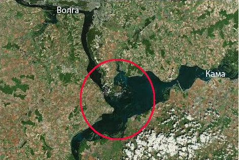 където започва Волга и къде тече