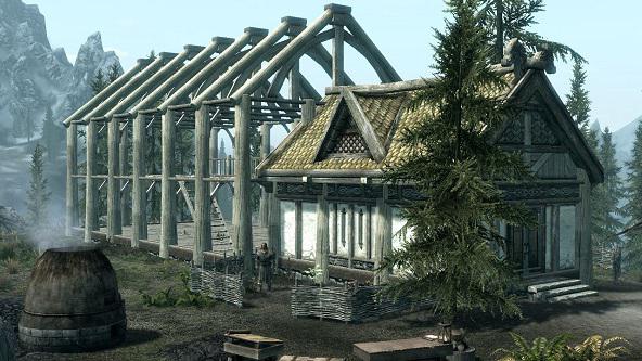 costruire una casa a Skyrim