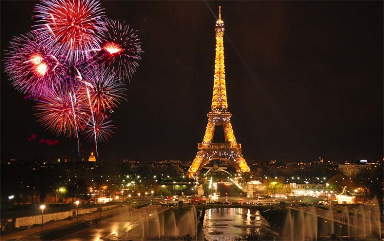 Nový rok v Paříži