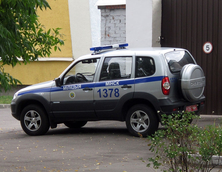 Trasporto della polizia bielorussa