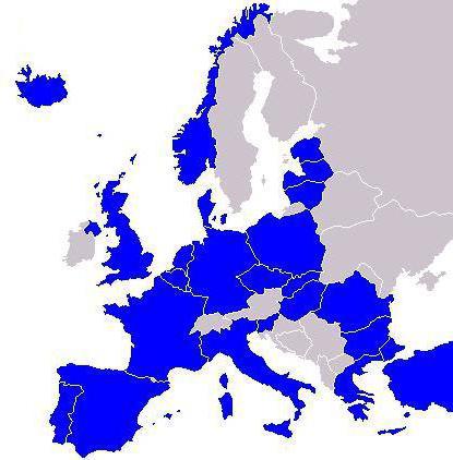 zemlje NATO-a na karti svijeta