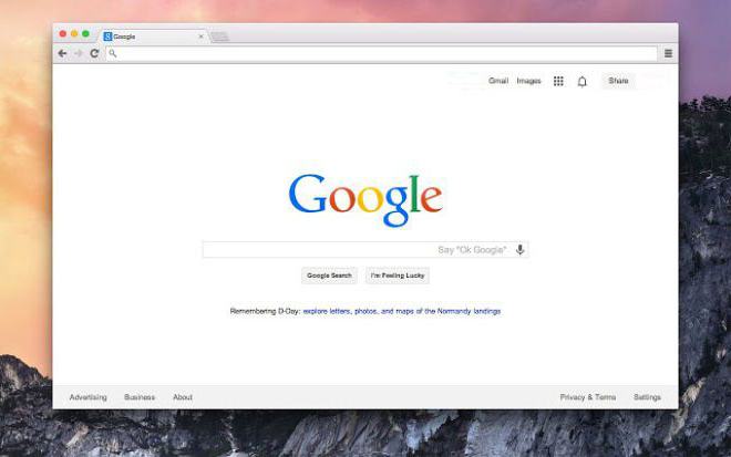 crea la home page di Yandex in google chrome