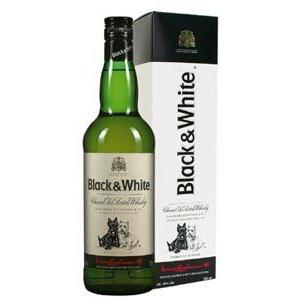 whisky černá a bílá 0 7