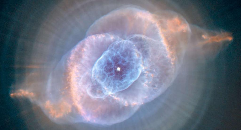 Nana bianca al centro della nebulosa