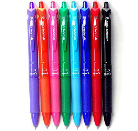 barvne kemične svinčnike