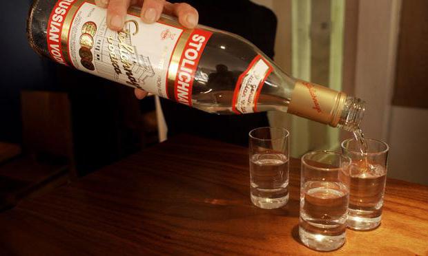 che è venuto con la vodka in Russia