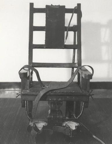 první elektrická židle
