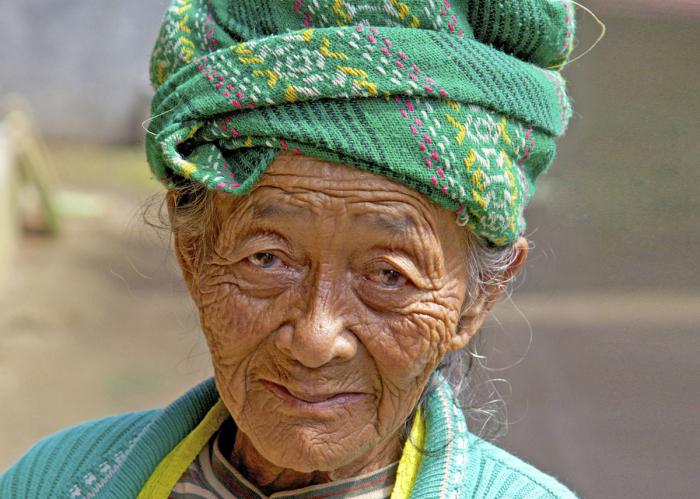 la persona più anziana sulla terra