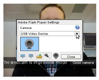 webová kamera nefunguje v programu Skype