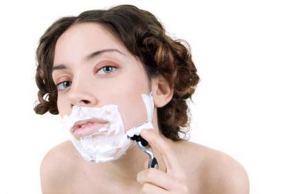 нарастващата коса на брадичката при жените причинява
