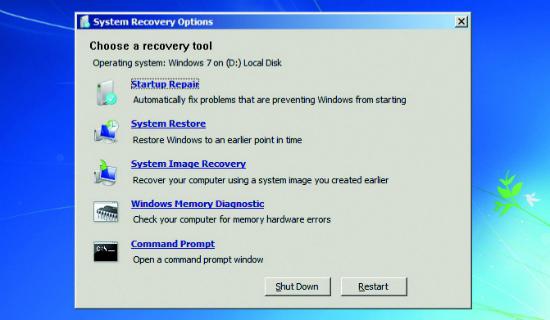 Windows 7 se ne pokreće