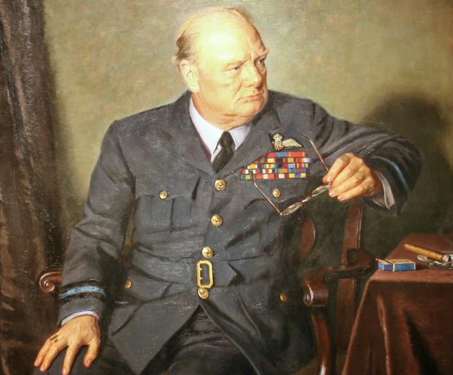 Družinska biografija Churchilla Winstona