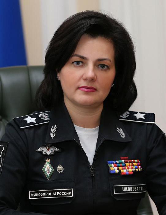 žena armádní generál shevtsova
